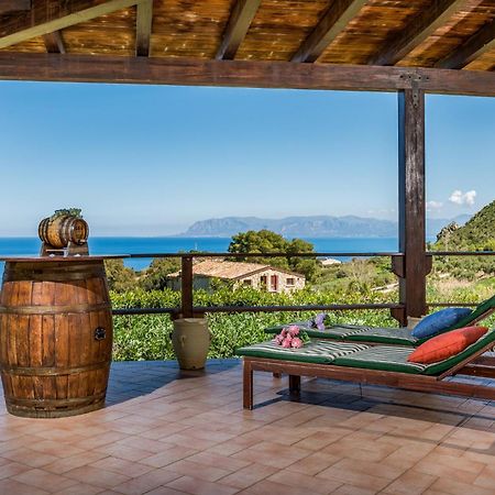 Apt Villa Anna E Apt Cantina Vito Vicinissimi Alla Riserva Dello Zingaro Scopello  Exterior foto